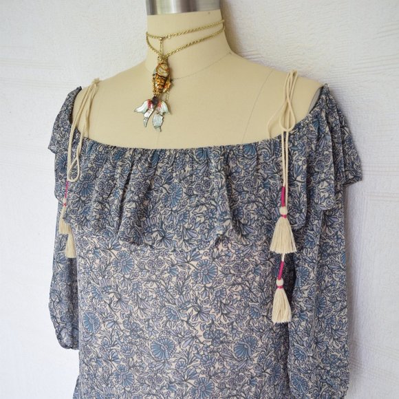 Rebecca Minkoff Dexter off shoulder Ruffled Dress - Picture 3 of 8